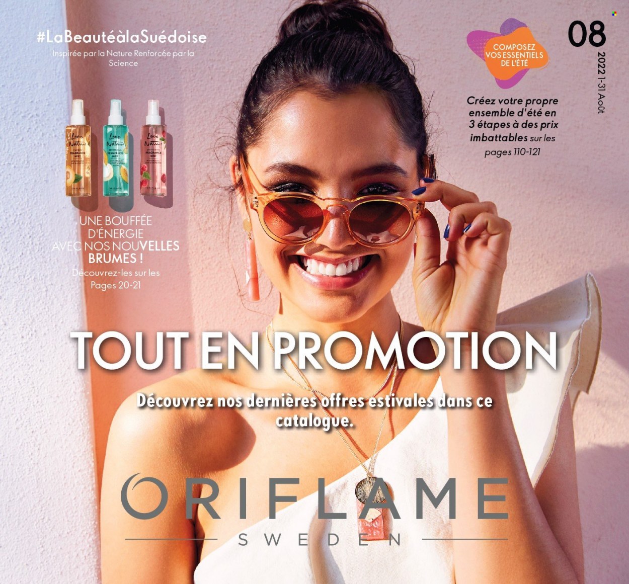 Catalogue Oriflame - 01/08/2022 - 31/08/2022.