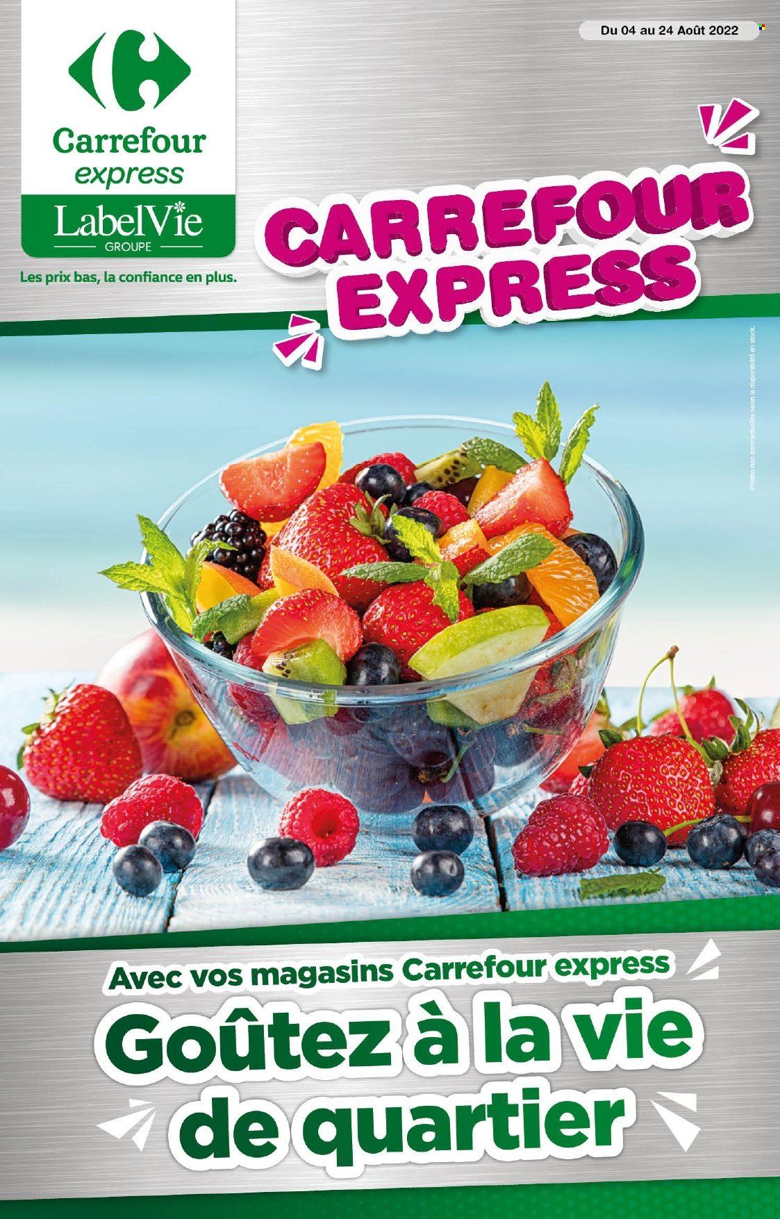 Catalogue Carrefour Express - 04/08/2022 - 24/08/2022.