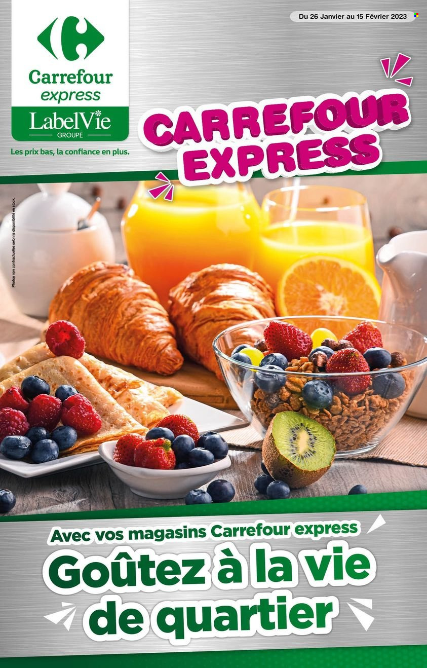 Catalogue Carrefour Express - 26/01/2023 - 15/02/2023.