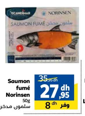 Saumon fumé Norinsen 50g