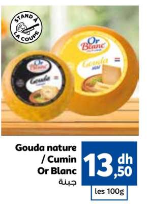 Gouda nature / Cumin Or Blanc