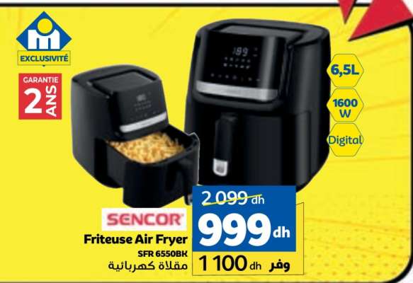 SENCOR Friteuse Air Fryer SFR 6550BK