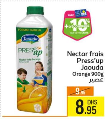 Nectar frais Press’up Jaouda