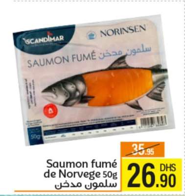 Saumon fumé de Norvège 50g