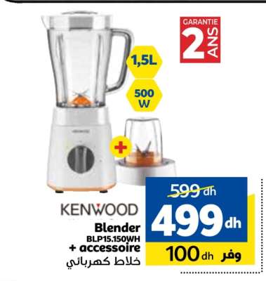 Kenwood Blender BLP15.150WH + accessoire