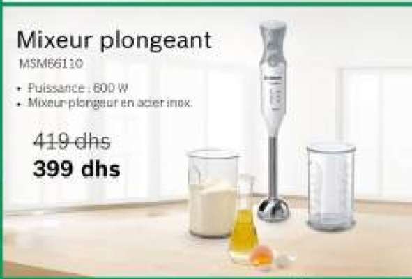 Mixeur plongeant