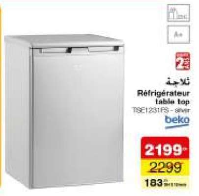 Réfrigérateur table top TSE1261FS - silver
