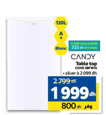 CANDY Table top COHS 38FW15