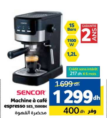 Machine à café espresso SES_1500BK