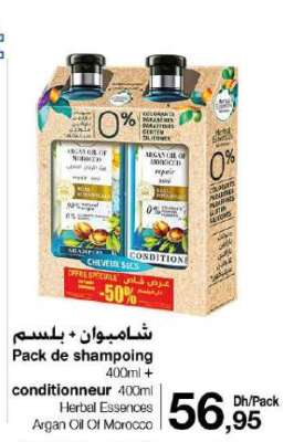 Pack de shampooing
