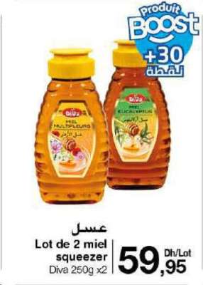 Lot de 2 miel Squeezer