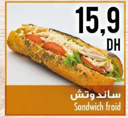Sandwich froid