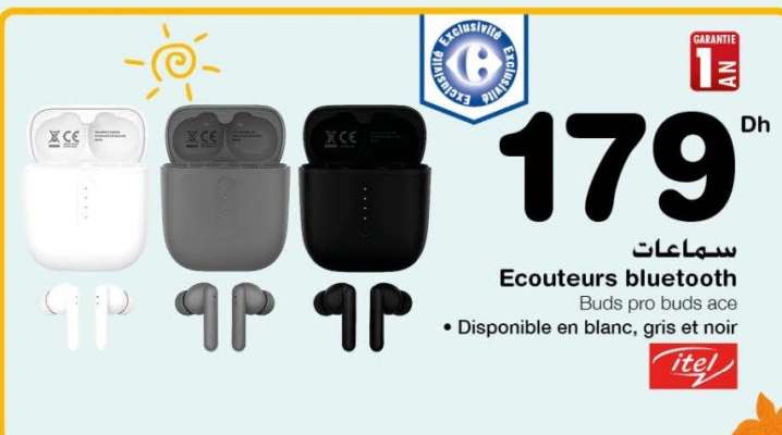 Ecouteurs bluetooth