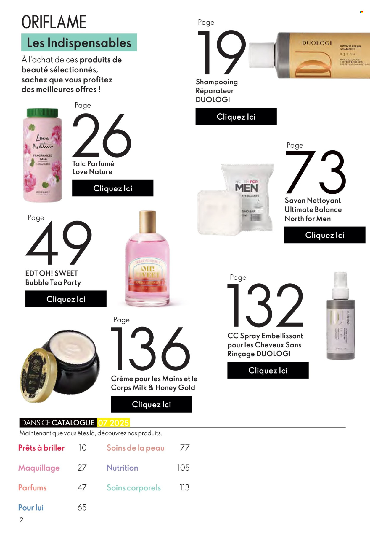 Catalogue Oriflame - 01/07/2025 - 31/07/2025. Page 2