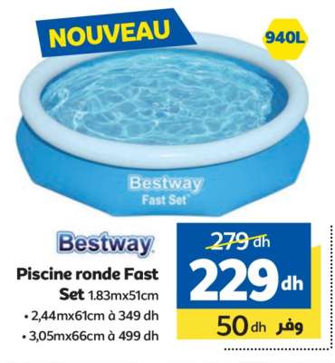 Piscine ronde Fast Set