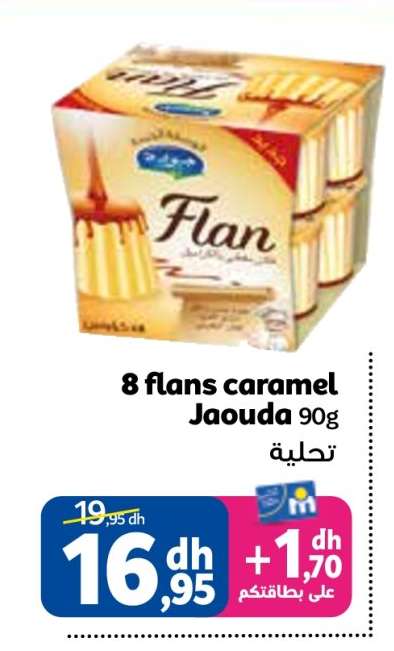 8 flans caramel Jaouda 90g