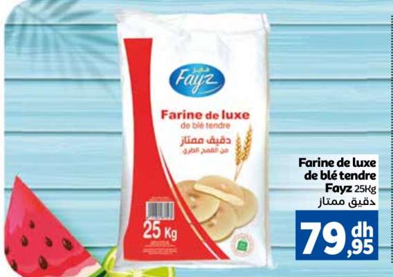 Farine de luxe de blé tendre Fayz 25Kg